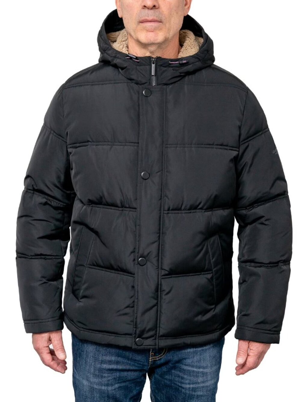NEW London Fog Men's Parka Black
